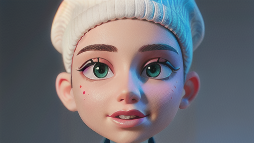 色の変化で立体感を演出