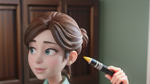 シニヨンで簡単カバー