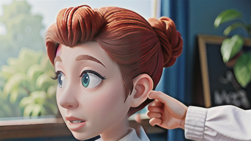 シニヨンの作り方